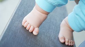 Pieds d'un nourisson
