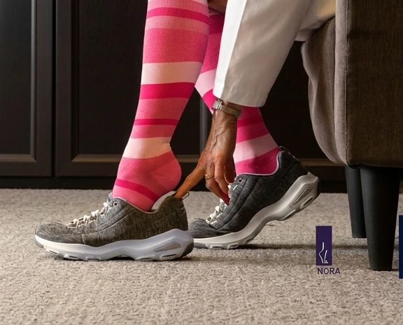 Équipements médicaux et compressions — NORA Clinique du Pied